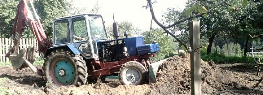 Планировка участка — финальная трактор-версия