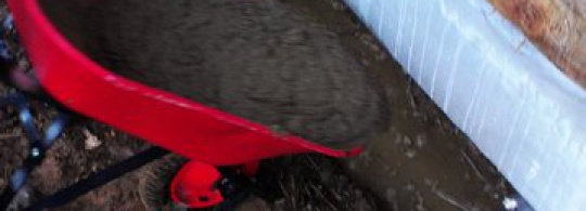 Недостатки свайно-ростверкового фундамента: высокий цоколь (фото-отчет)