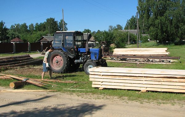 Передвижная лесопилка